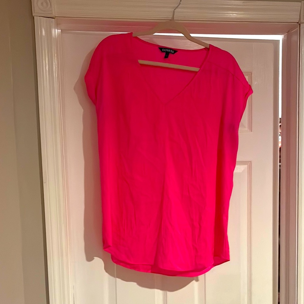 Express Pink Relaxed Blouse